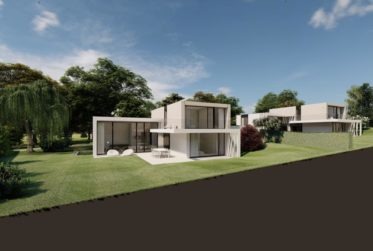 Maison contemporaine sur plan