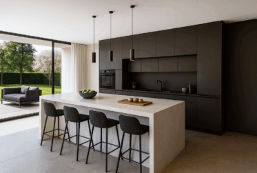 Maison contemporaine sur plan